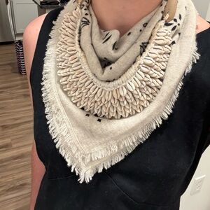 Kujten Bandana Hachi Small Cashmere Bandana , 2-threads